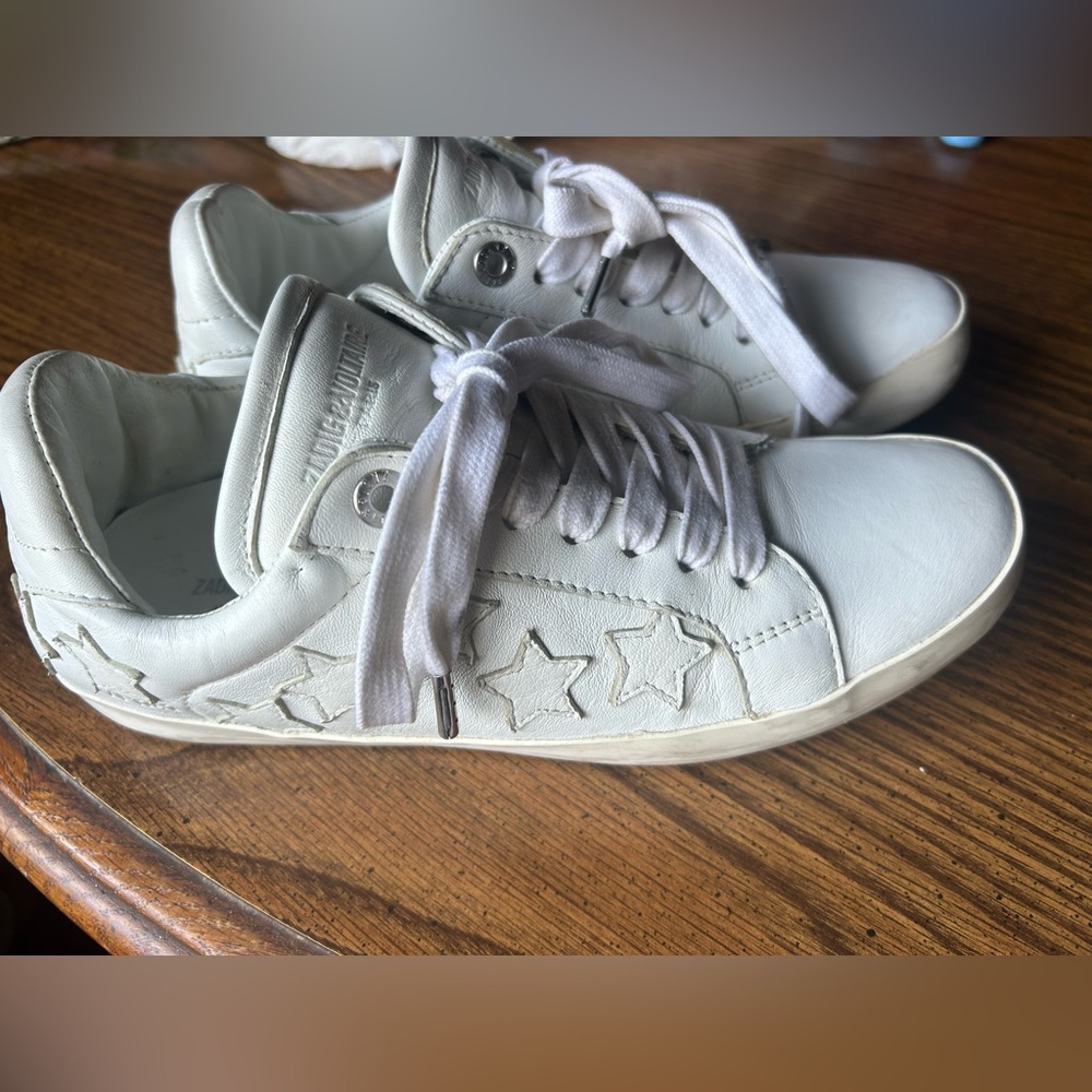 Zadig and Voltaire white star sneaker